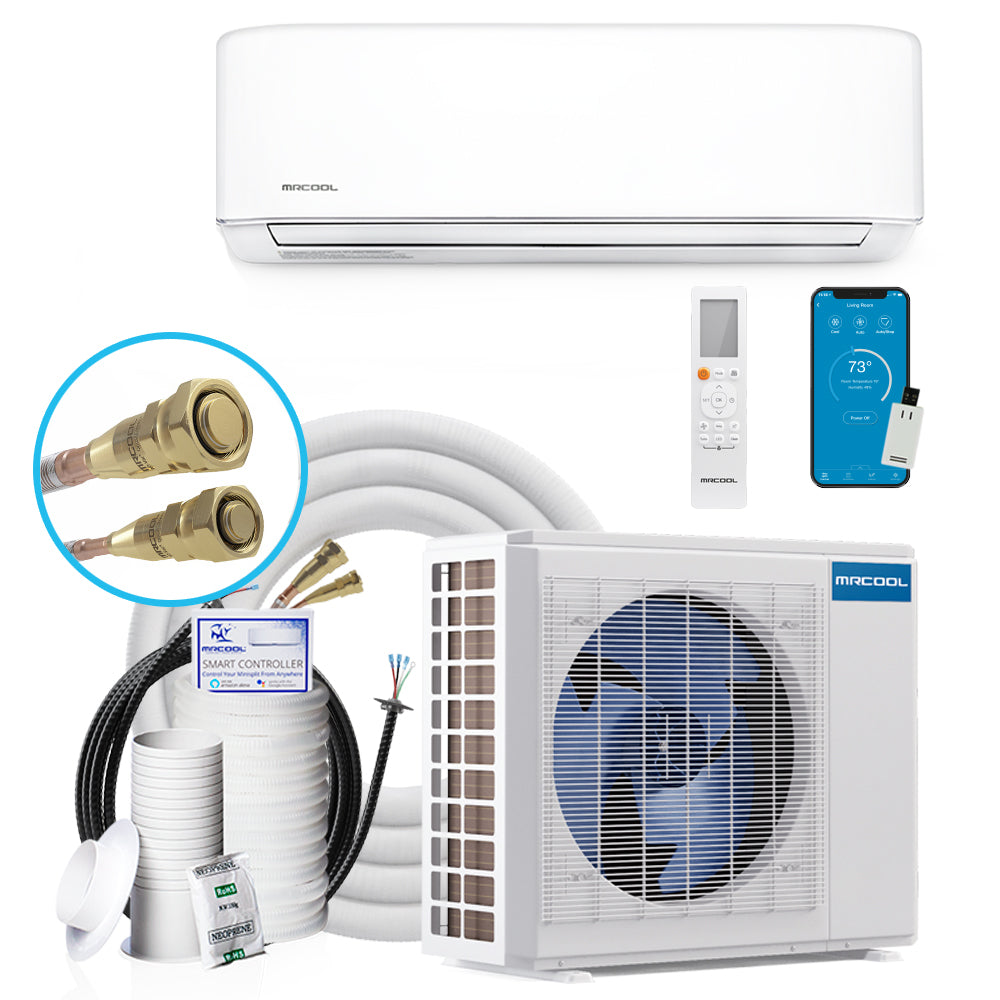 MRCOOL® E Star DIY 4th Gen 18k BTU Ductless Mini-Split Heat Pump Complete System 208-230V/60Hz