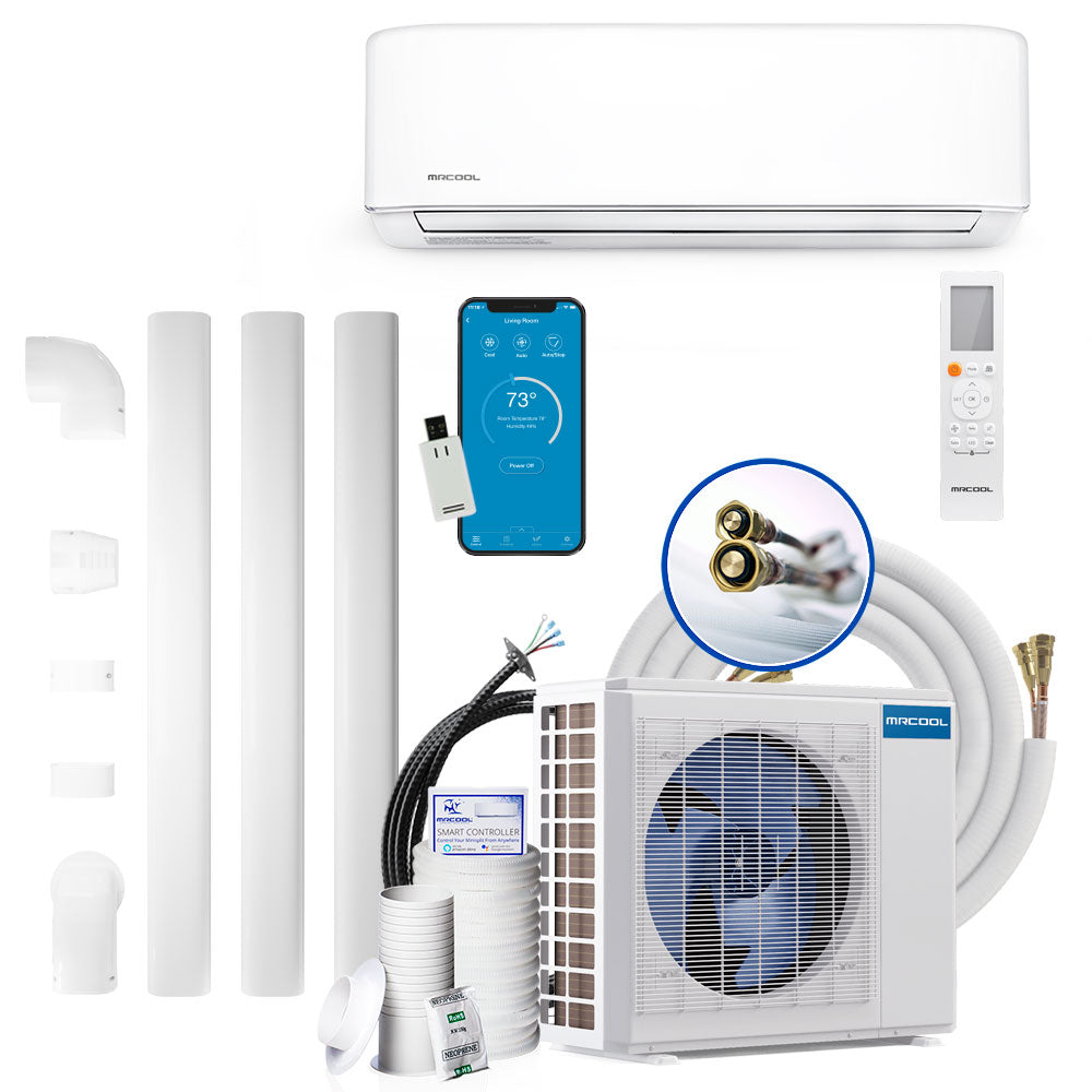 MRCOOL® E Star DIY 4th Gen 24k BTU Ductless Mini-Split Heat Pump Complete System 208-230V/60Hz