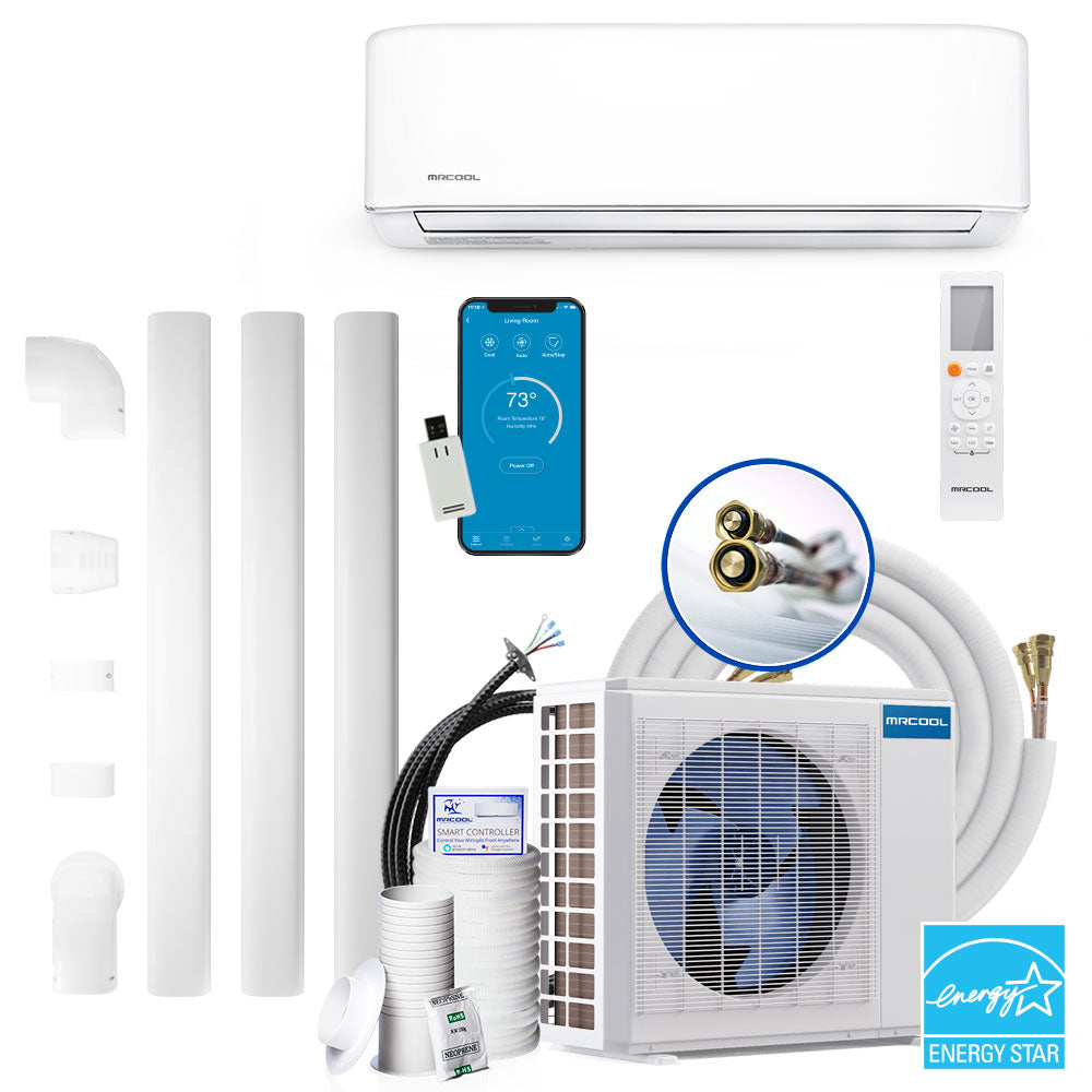 MRCOOL® E Star DIY 4th Gen 18k BTU Ductless Mini-Split Heat Pump Complete System 208-230V/60Hz